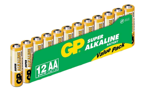 GP BATTERY SUPER BATTERIA STILO AA ALCALINA CONF. 12 PZ.